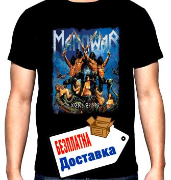 Manowar, Менуар, Gods of war, мъжка тениска, 100% памук, S до 5XL